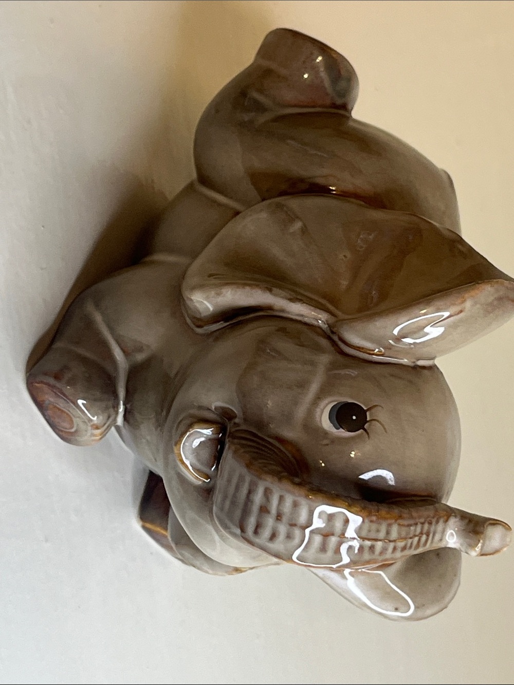 Vintage Good Luck Elephant Piggy Bank.